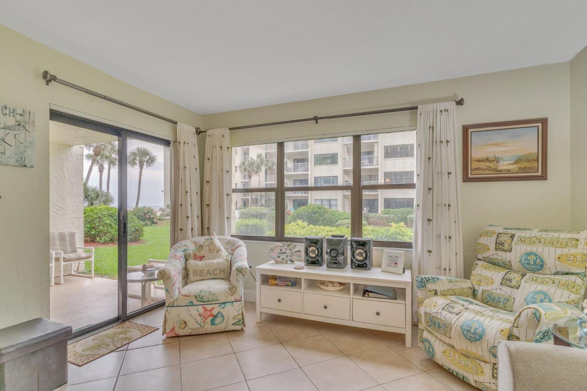 Cute 1Br Condo Directly On Beach Condo Нью-Смирна-Бич Экстерьер фото
